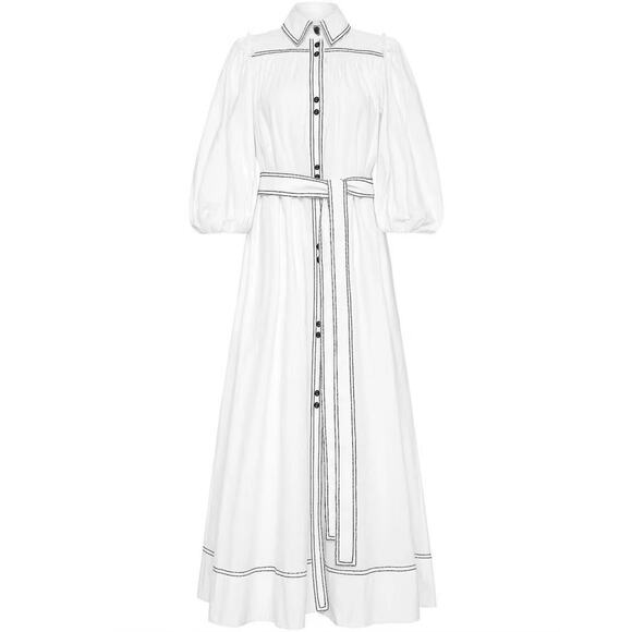 Aje Epiphany Shirt Midi Dress - AUS 6 - Picture 1 of 5